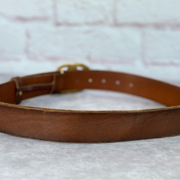 Gucci Raw Edge Unfinished Wide Marmont Double G Leather Belt 409416 70/28 - Picture 5 of 9